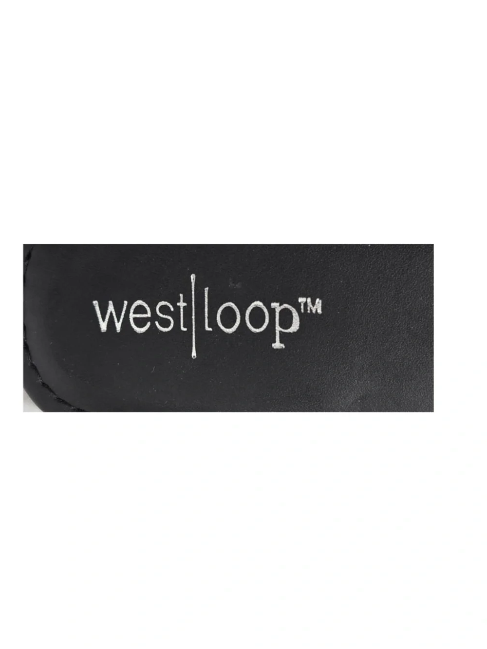 New West Loop Sandals Womens Small 5 6 Slides Black Open Toe Shoes NWT